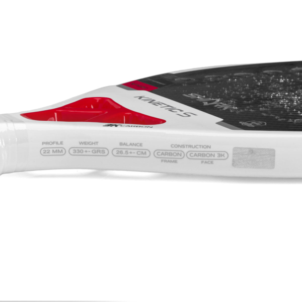 Raquete de Beach Tennis Shark Kinetic S Red