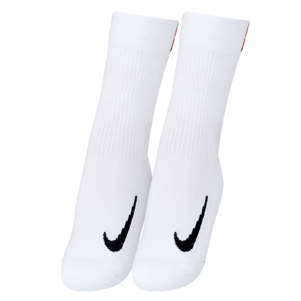 Meia Nike Court Multiplier Crew 39 ao 43 - Pack com 02 Pares - Branca