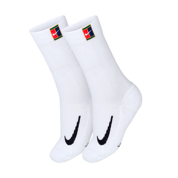 Meia Nike Court Multiplier Crew 39 ao 43 - Pack com 02 Pares - Branca
