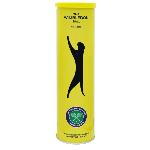 Bola de Tênis Slazenger Wimbledon All Court Tubo com 4 Bolas