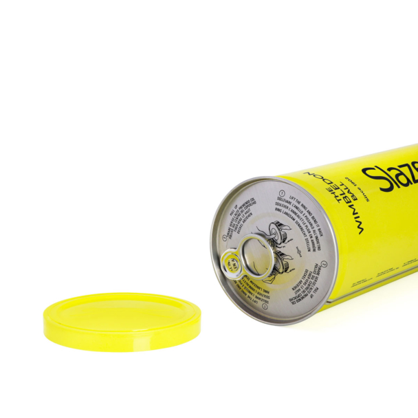 Bola de Tênis Slazenger Wimbledon All Court Tubo com 4 Bolas