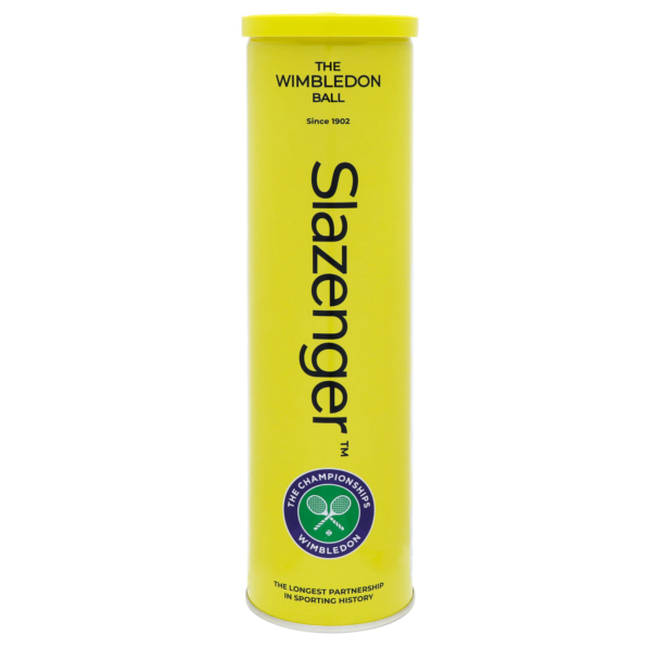 Bola de Tênis Slazenger Wimbledon All Court Tubo com 4 Bolas