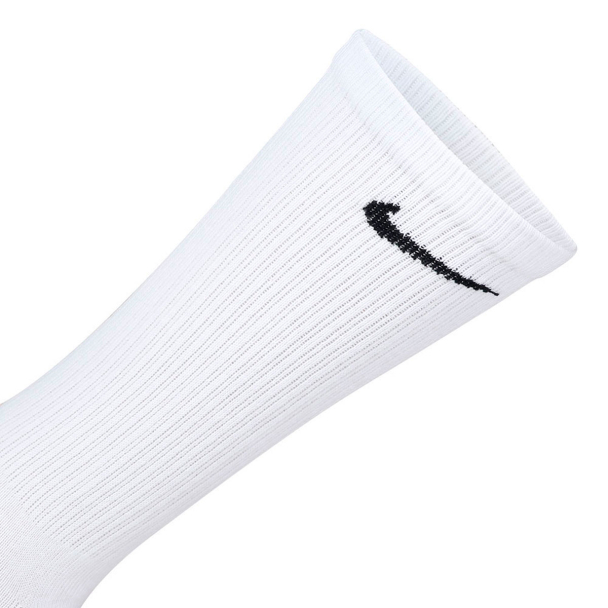 Meia Nike Everyday Cotton LightWeight 39 ao 43 - Pack com 03 Pares - Branca