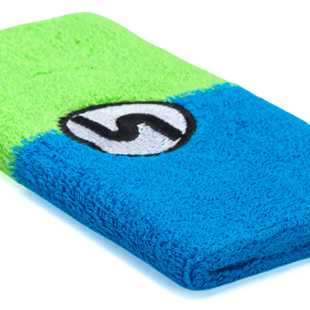 Munhequeira Sexy Retro Azul e Verde