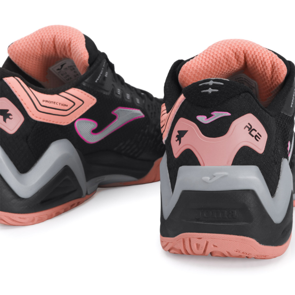 Tênis Joma Ace Pro Preto e Rosa - Pró Spin
