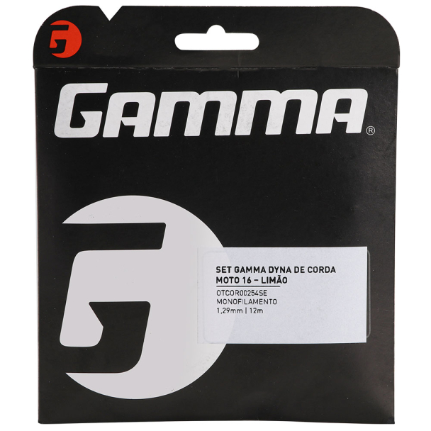 Corda Gamma Dyna Moto 16L 1.29mm Verde Limão - Pack com 03 Sets