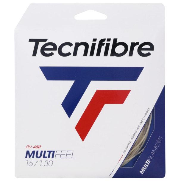 Corda Tecnifibre Multifeel 16 1.30mm - Set Individual - Branca