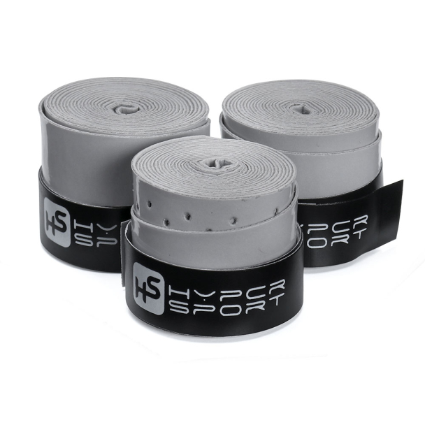 Overgrip Hyper Perforatred Pack com 03 Unidades Cinza