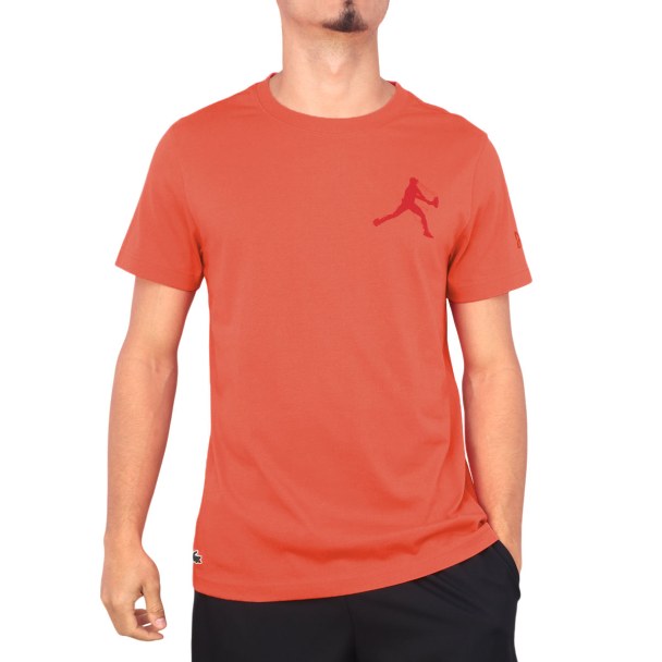 Boné e Camiseta Lacoste Tennis Novak Djokovic Th1044 Laranja