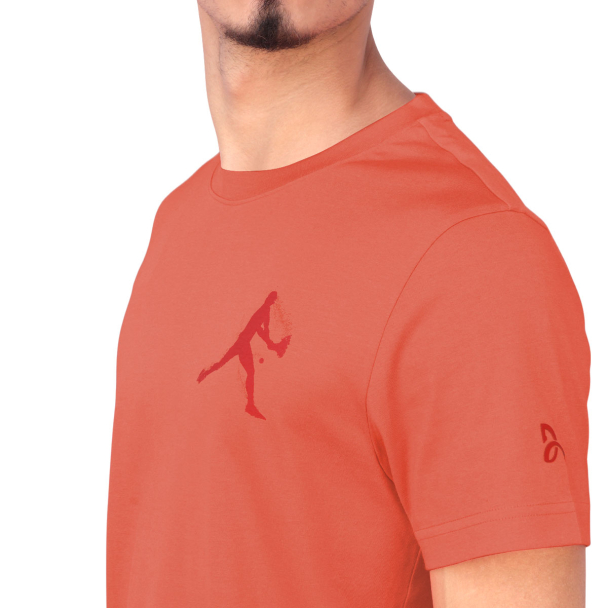Boné e Camiseta Lacoste Tennis Novak Djokovic Th1044 Laranja
