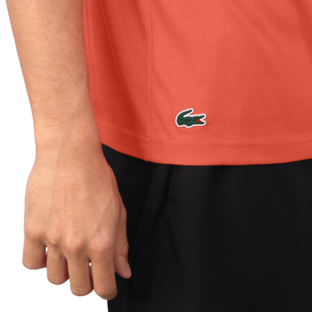 Boné e Camiseta Lacoste Tennis Novak Djokovic Th1044 Laranja
