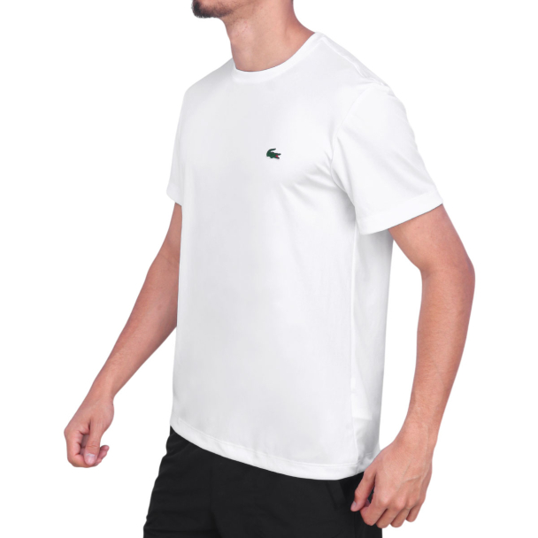 Camiseta Lacoste Lisa TH1563 Tennis Training Branca