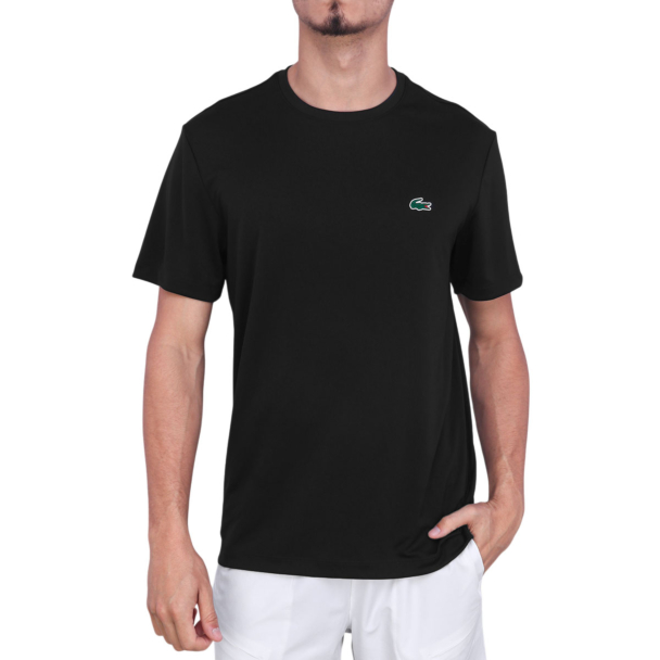 Camiseta Lacoste Lisa TH1563 Tennis Training Preto