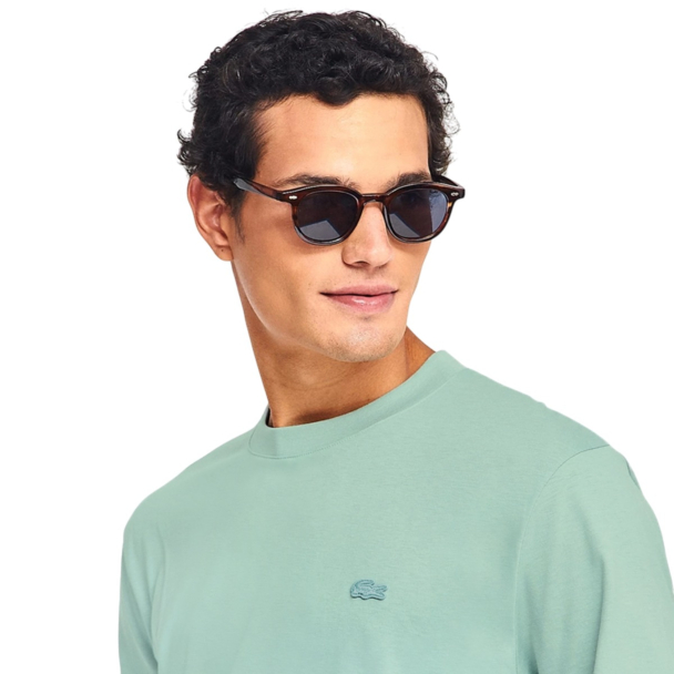 Camiseta Lacoste Malha de Algodão Verde