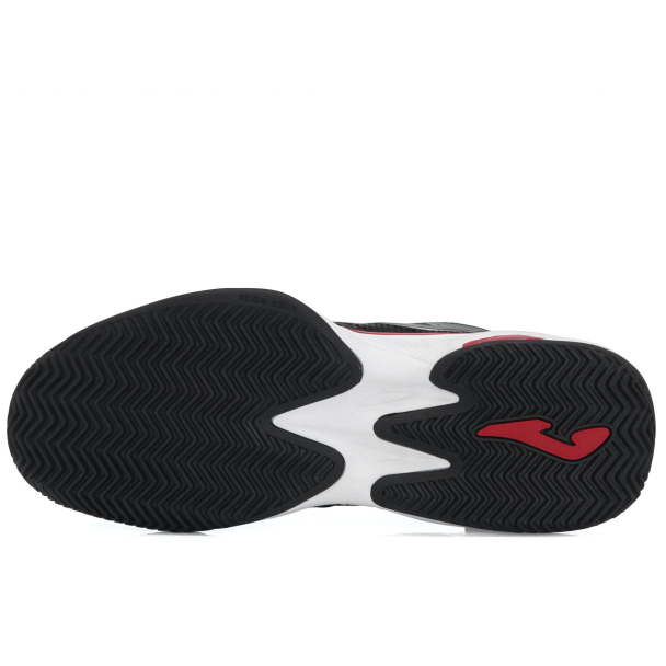 Tênis Joma Master 1000 - Clay - Saibro - Preto Vermelho e Branco