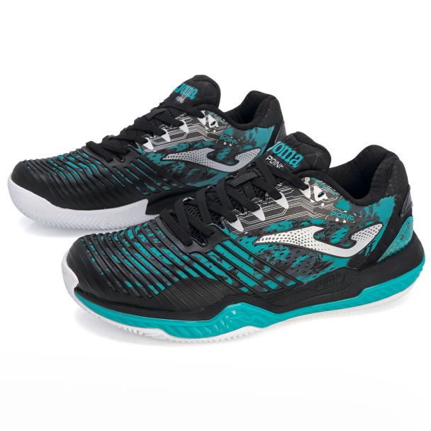 Tênis Joma Point - Clay - Saibro - Preto e Azul