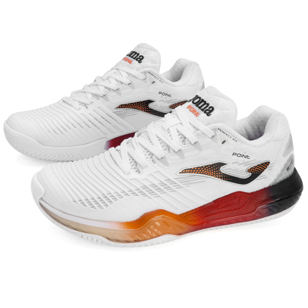 Tênis Joma Point - All Court - Branco e Preto