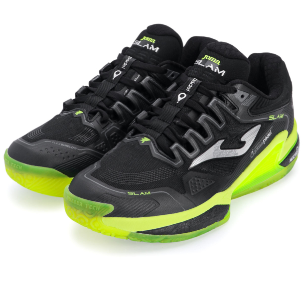 Tênis Joma Slam Padel - Preto e Verde