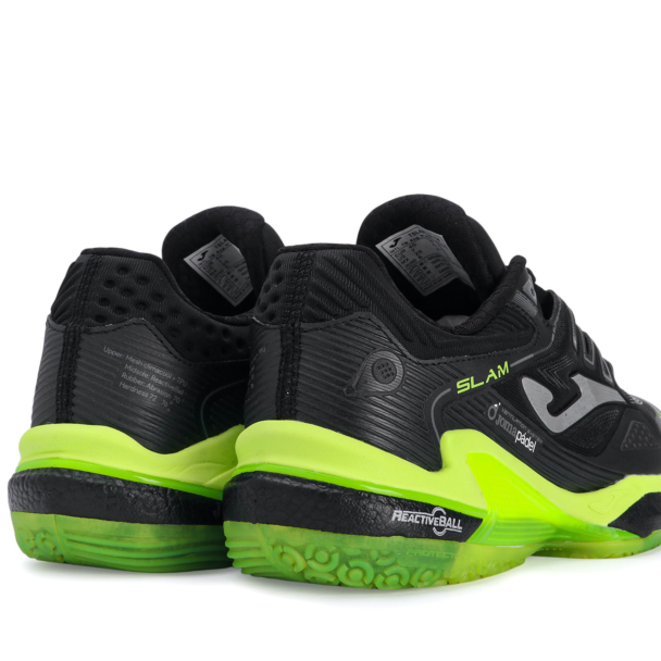 Tênis Joma Slam Padel - Preto e Verde
