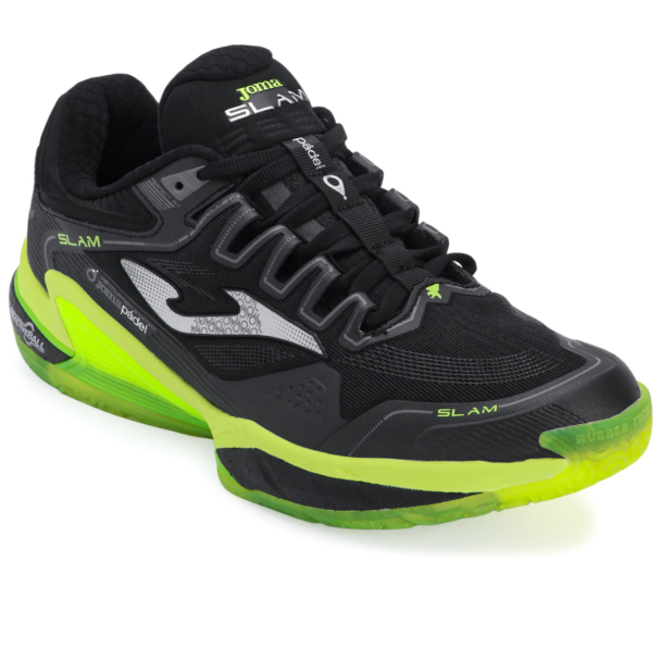 Tênis Joma Slam Padel - Preto e Verde