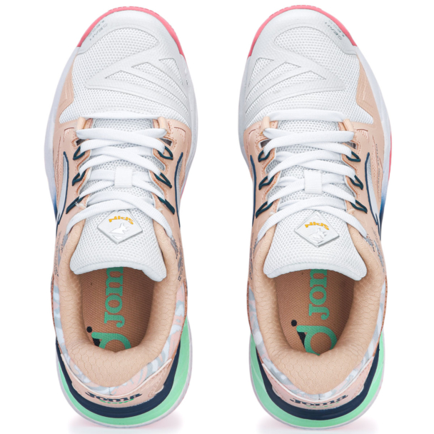Tênis Joma Slam Clay: Branco e Vermelho - Pró Spin