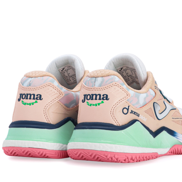 Tênis Joma Slam Clay: Branco e Vermelho - Pró Spin