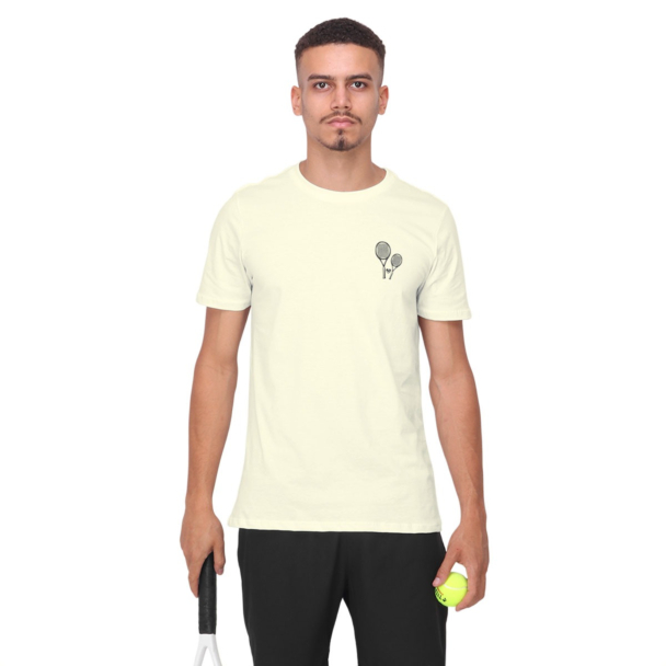 Camiseta Raquetinha Dupla Off White