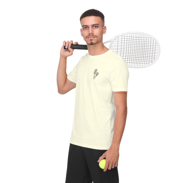 Camiseta Raquetinha Dupla Off White