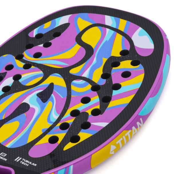 Raquete de Beach Tennis Titan Bubble - Carbono 3K