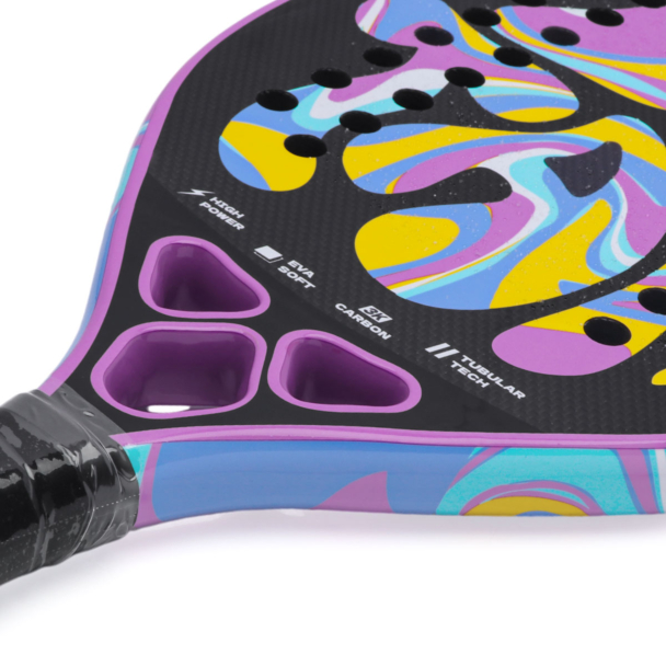 Raquete de Beach Tennis Titan Bubble - Carbono 3K