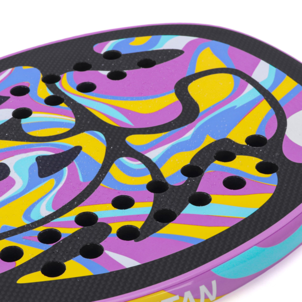 Raquete de Beach Tennis Titan Bubble - Carbono 3K