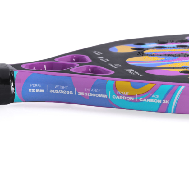 Raquete de Beach Tennis Titan Bubble - Carbono 3K