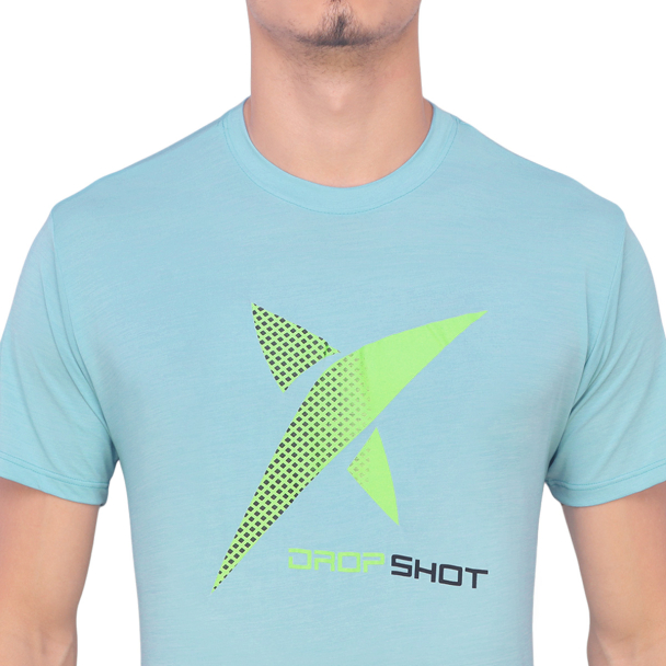 Camiseta Drop Shot Game 2.0 Azul Claro e Verde