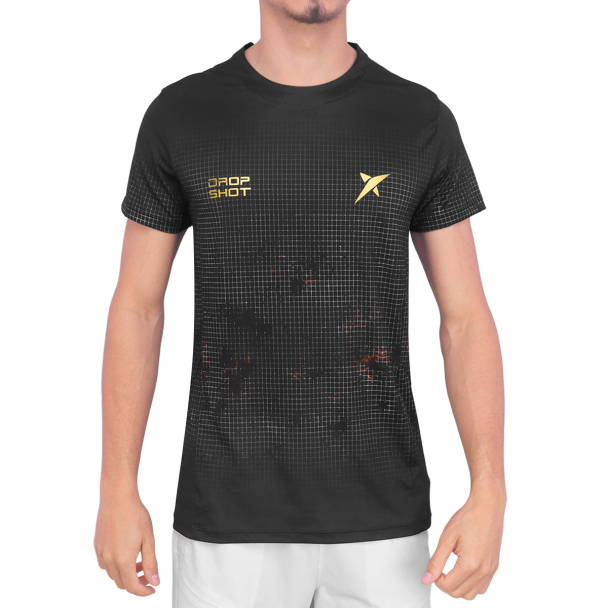 Camiseta Drop Shot Nikita Burmakin W25 Preto