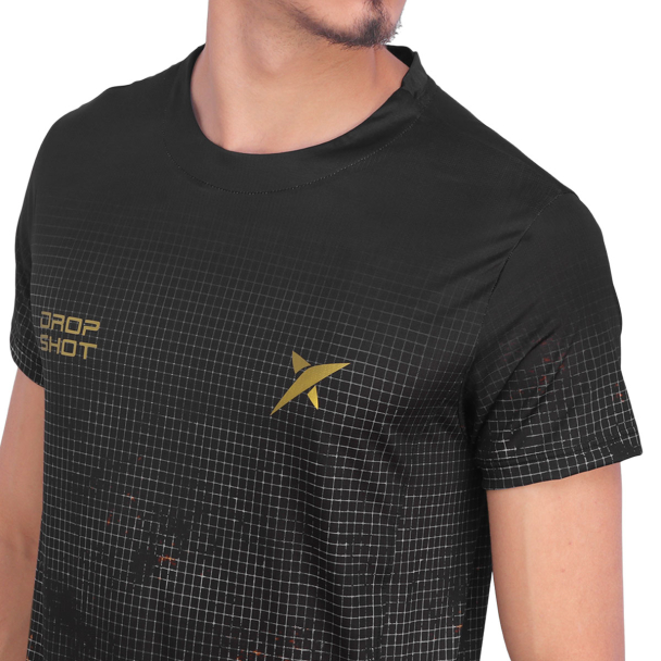 Camiseta Drop Shot Nikita Burmakin W25 Preto