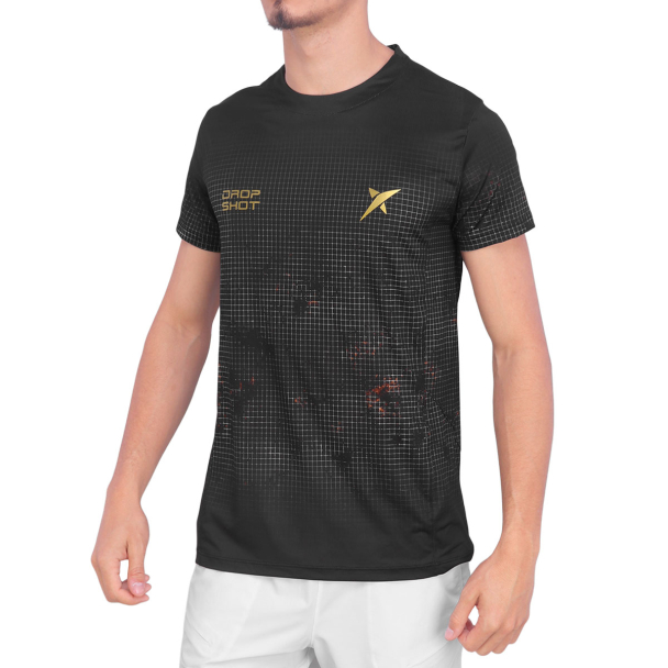 Camiseta Drop Shot Nikita Burmakin W25 Preto