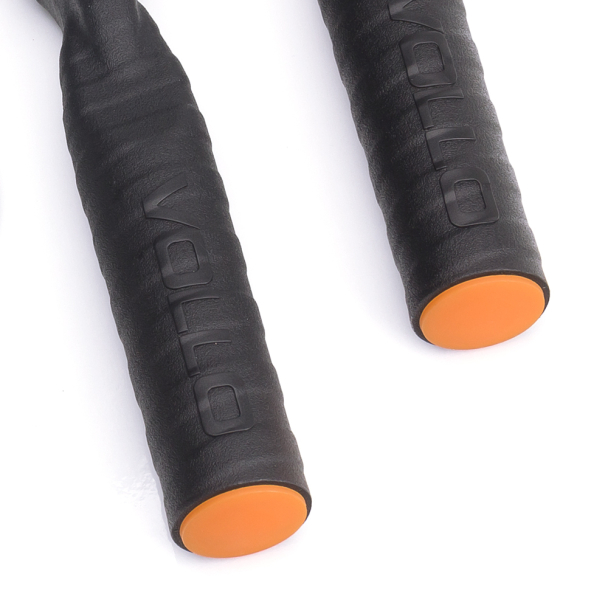 Corda de Pular Vollo Crossfit de Aço com Rolamento 300 x 0,4cm Preta