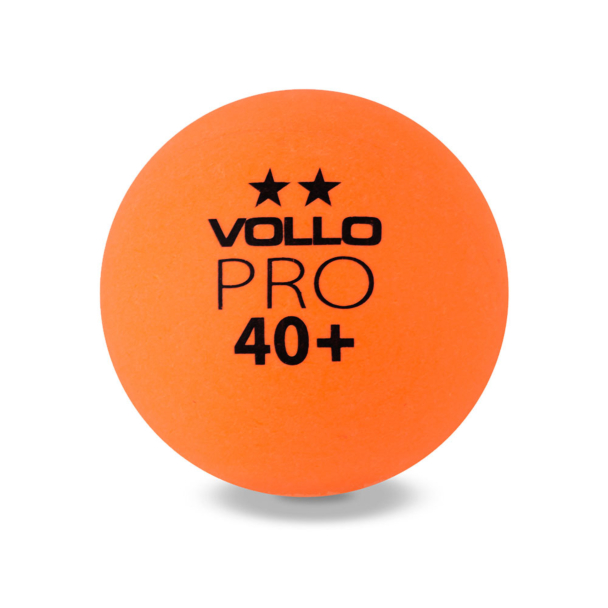 Bola de Tênis de Mesa Vollo 2 Estrelas com 06 Bolas Laranja