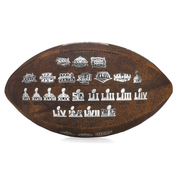 Bola De Futebol Americano Wilson NFL Super Bowl Lix Throwback