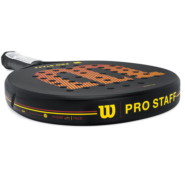 Raquete de Padel Wilson Pro Staff V2 Team Preta e Vermelha