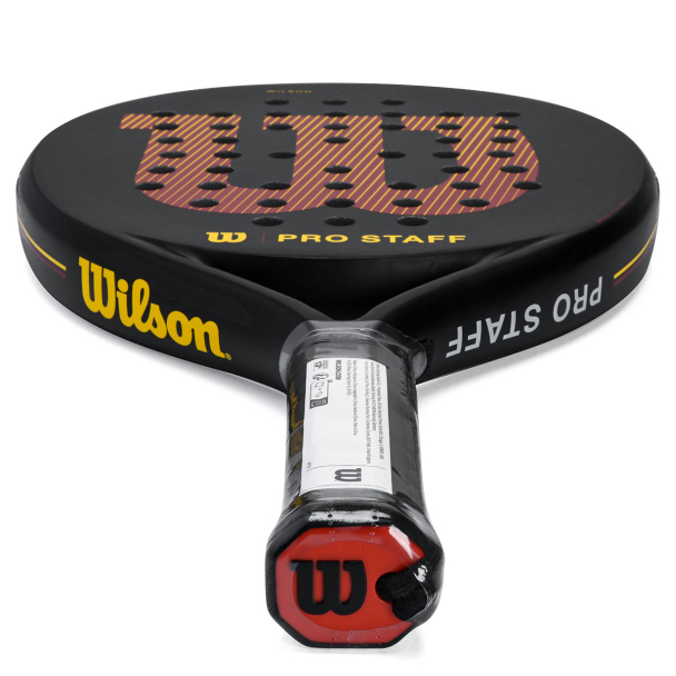 Raquete de Padel Wilson Pro Staff V2 Team Preta e Vermelha