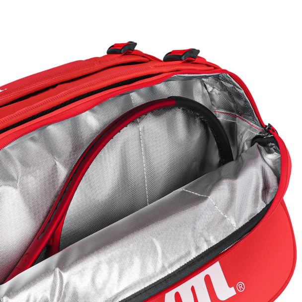 Raqueteira Wilson ESP Super Tour X9 Vermelha
