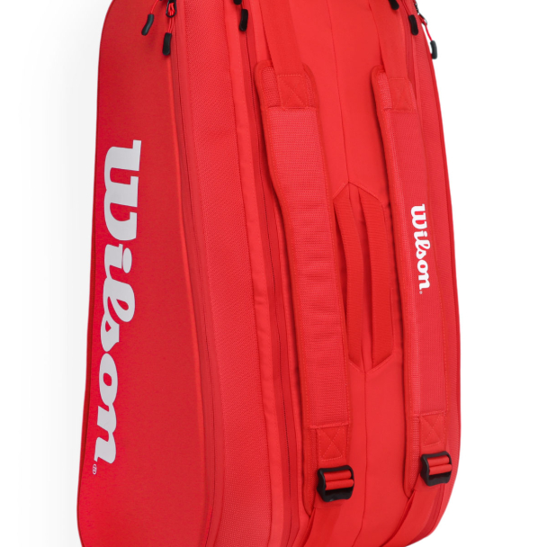 Raqueteira Wilson ESP Super Tour X9 Vermelha