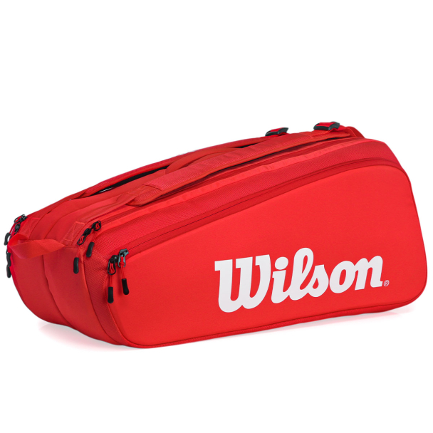 Raqueteira Wilson ESP Super Tour X9 Vermelha