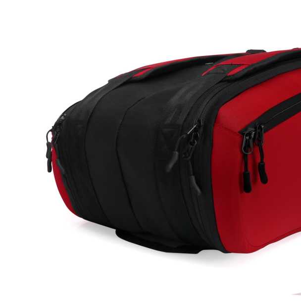 Raqueteira Wilson Super Tour X9 Clash V2.0 Preta e Vermelha