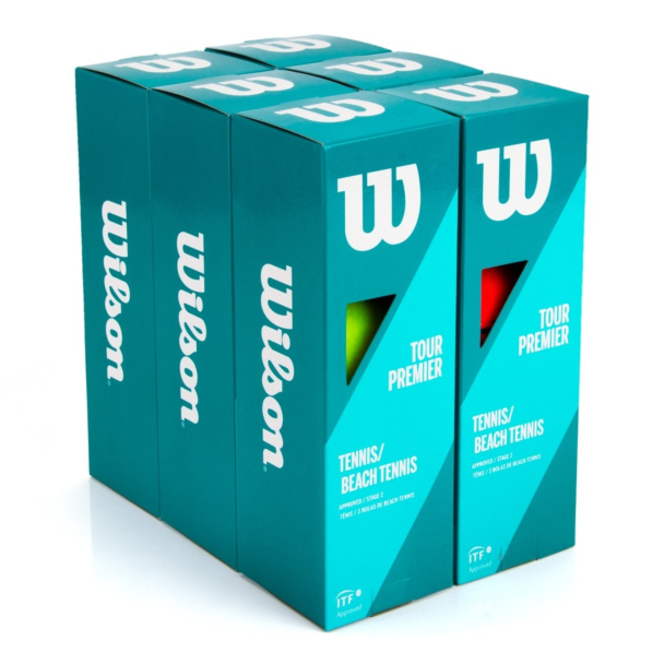 Bola De Beach Tennis Wilson Tour Premier com 18 Bolas