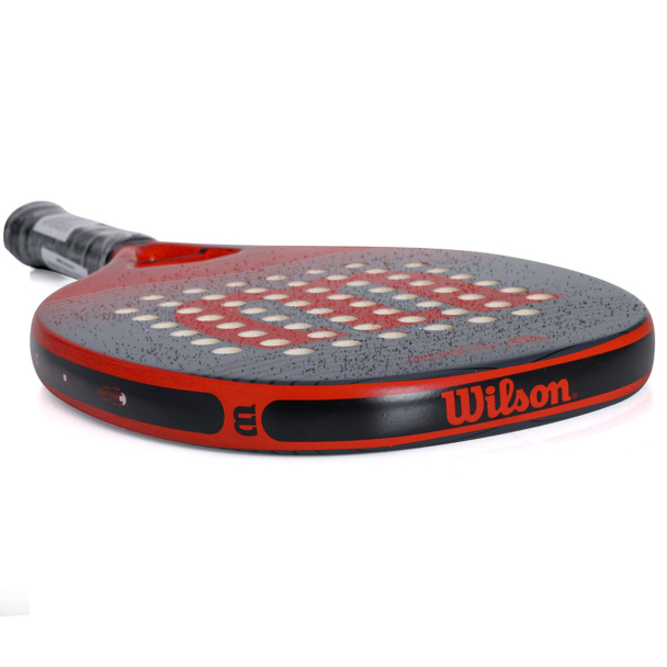 Raquete de Beach Tennis Wilson Surge Vermelha e Cinza - Prospin.com.br