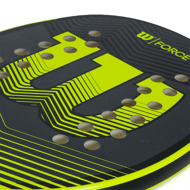 Raquete de Beach Tennis Wilson Force Preta e Amarela