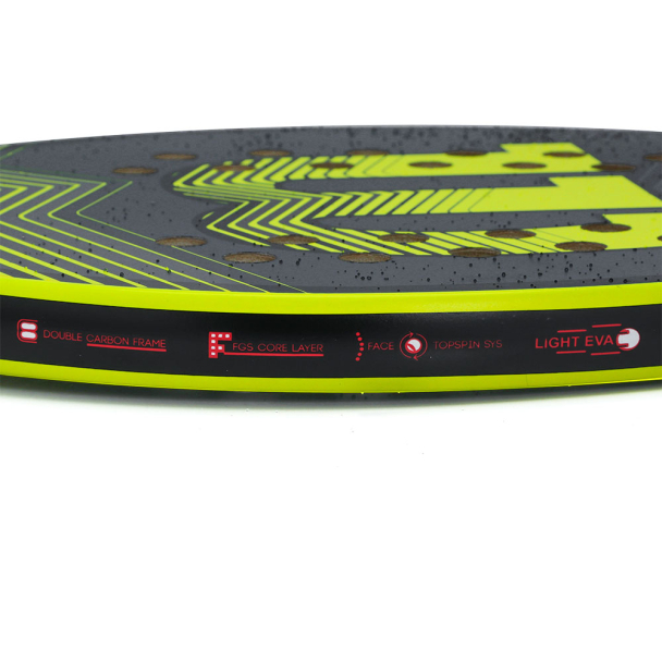 Raquete de Beach Tennis Wilson Force Preta e Amarela