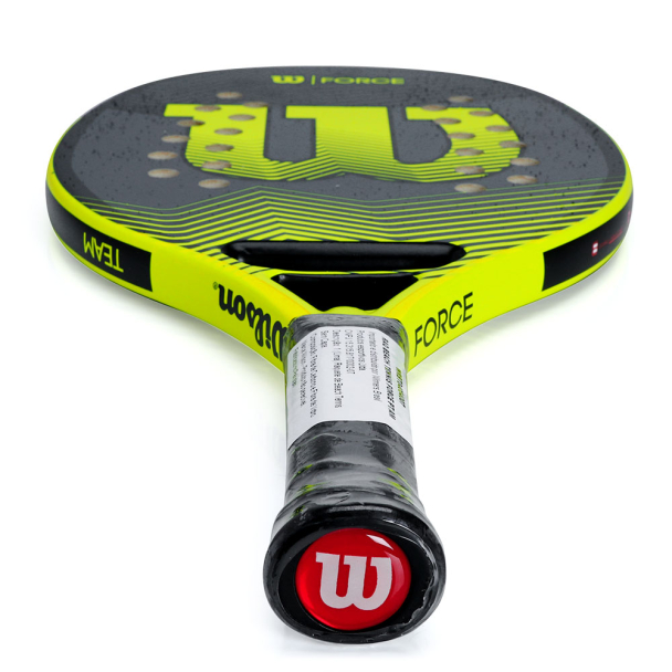 Raquete de Beach Tennis Wilson Force Preta e Amarela